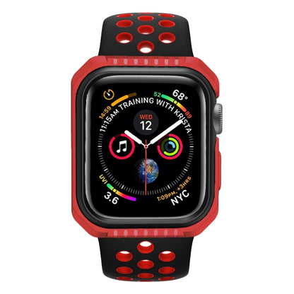 Smart Watch Shockproof Two Color Protective Case for Apple Watch Series 3 42mm(Red Black) - Watch Cases by buy2fix | Online Shopping UK | buy2fix