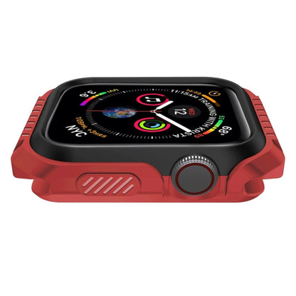 Smart Watch Shockproof Two Color Protective Case for Apple Watch Series 3 42mm(Red Black) - Watch Cases by buy2fix | Online Shopping UK | buy2fix