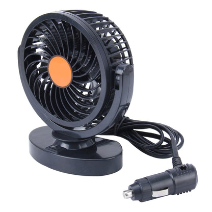 HUXIN HX-T306 6W 360 Degree Adjustable Rotation Low Noise Mini Electric Car Fan, DC 24V - Heating & Fans by buy2fix | Online Shopping UK | buy2fix