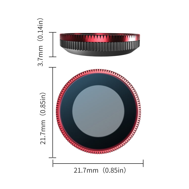 For Insta360 GO 3S STARTRC CPL Camera Lens Filter (Black Red) - Len Accessories by STARTRC | Online Shopping UK | buy2fix