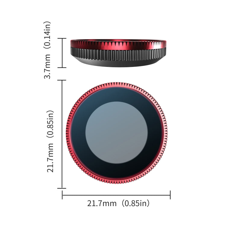 For Insta360 GO 3S STARTRC MCUV Camera Lens Filter (Black Red) - Len Accessories by STARTRC | Online Shopping UK | buy2fix