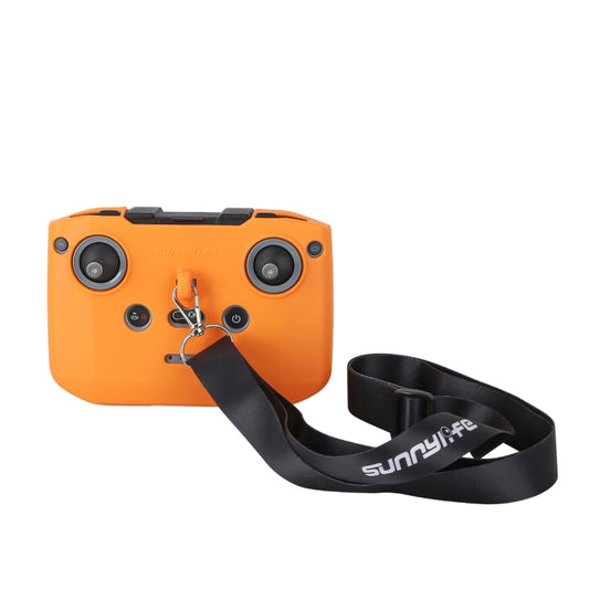 For DJI Neo / Mini 4 Pro / RC-N3 / RC-N2 / RC-N1 Sunnylife Controller Protective Cover Silicone Case with Neck Strap (Orange) - Cases & Bags by Sunnylife | Online Shopping UK | buy2fix