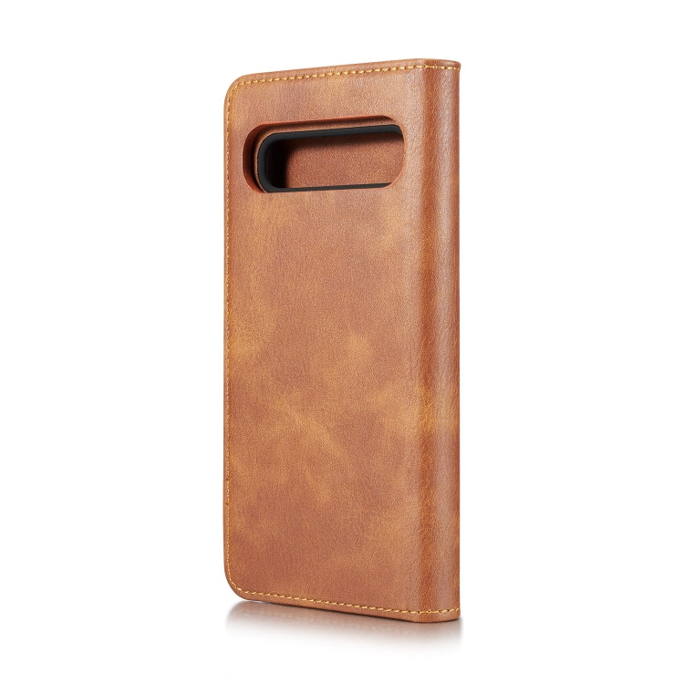 DG.MING Crazy Horse Texture Flip Detachable Magnetic Leather Case with Holder & Card Slots & Wallet for Galaxy S10 5G(Brown) - Galaxy Phone Cases by DG.MING | Online Shopping UK | buy2fix