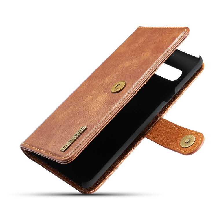 DG.MING Crazy Horse Texture Flip Detachable Magnetic Leather Case with Holder & Card Slots & Wallet for Galaxy S10 5G(Brown) - Galaxy Phone Cases by DG.MING | Online Shopping UK | buy2fix