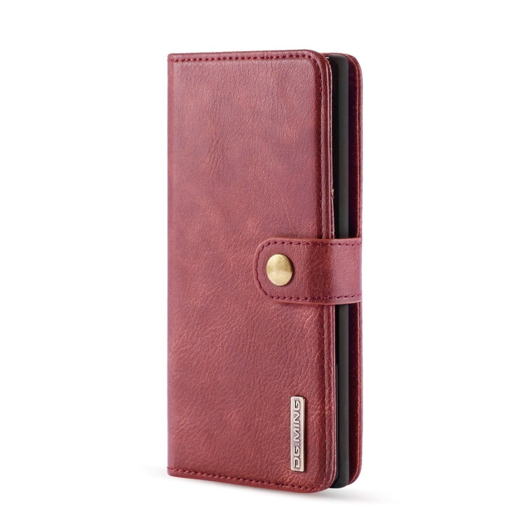 DG.MING Crazy Horse Texture Flip Detachable Magnetic Leather Case with Holder & Card Slots & Wallet for Samsung Galaxy Note 10(Red) - Galaxy Phone Cases by DG.MING | Online Shopping UK | buy2fix