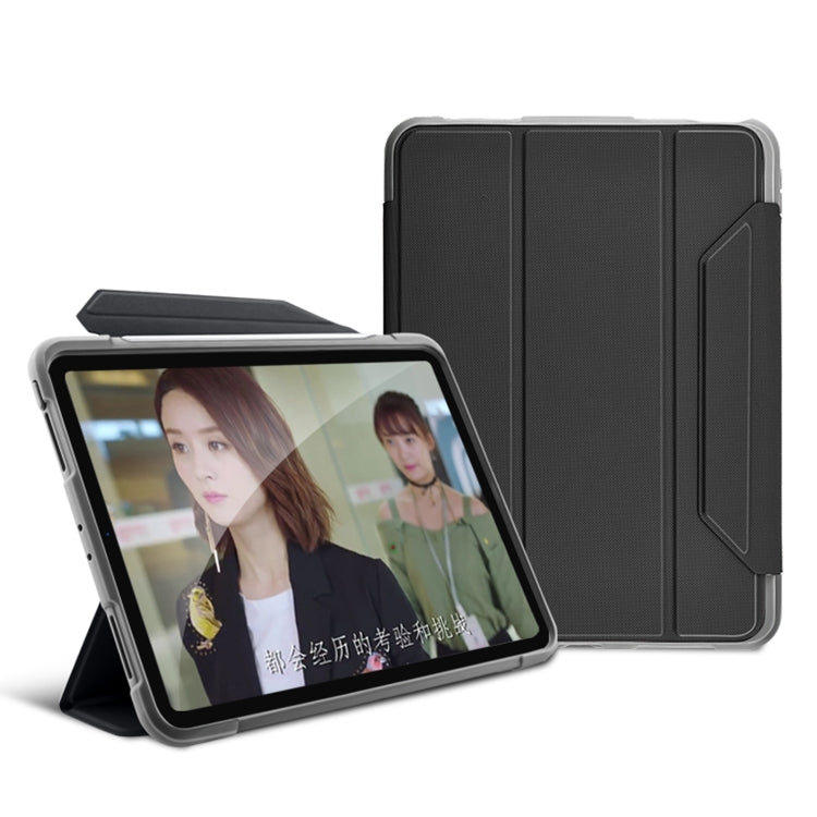 Mutural Yagao Series PC Horizontal Flip Leather Case with Holder & Pen Slot For iPad Air 2022 / 2020 10.9(Black) - iPad Air (2022) / (2020) 10.9 Cases by Mutural | Online Shopping UK | buy2fix