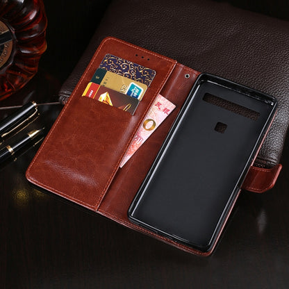 For TCL 10 5G idewei Crazy Horse Texture Horizontal Flip Leather Case with Holder & Card Slots & Wallet(Black) - More Brand by idewei | Online Shopping UK | buy2fix