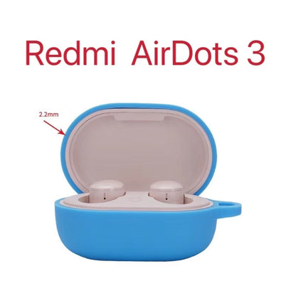 Silicone Earphone Protective Case for Xiaomi Redmi AirDots3(Sky Blue) - Xiaomi Earphone Case by buy2fix | Online Shopping UK | buy2fix