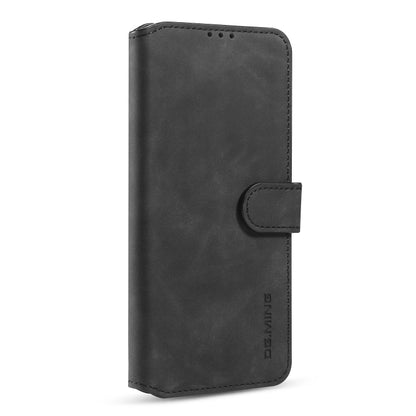 For Xiaomi Redmi Note 9 4G DG.MING Retro Oil Side Horizontal Flip Leather Case with Holder & Card Slots & Wallet(Black) - Xiaomi Cases by DG.MING | Online Shopping UK | buy2fix