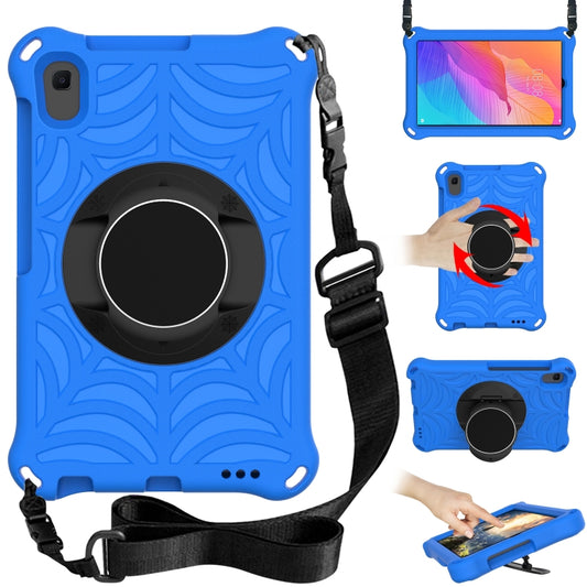 For Huawei MatePad T 8 8.0 inch Spider King EVA Protective Case with Adjustable Shoulder Strap & Holder(Blue) - Huawei by buy2fix | Online Shopping UK | buy2fix