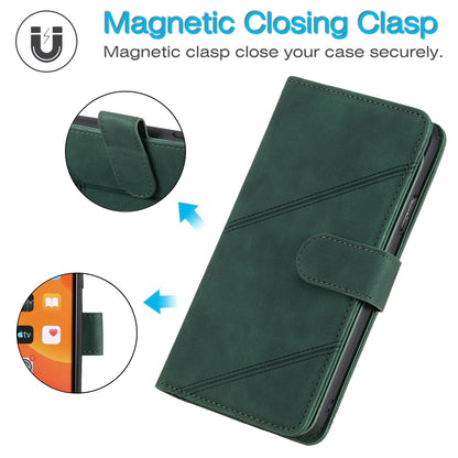 For Huawei P30 Pro Skin Feel Business Horizontal Flip PU Leather Case with Holder & Multi-Card Slots & Wallet & Lanyard & Photo Frame(Green) - Huawei Cases by buy2fix | Online Shopping UK | buy2fix