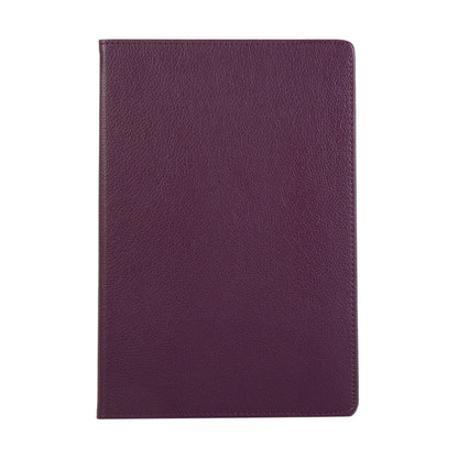 For Samsung Galaxy Tab S7 FE T730 Litchi Texture Horizontal Flip 360 Degrees Rotation Leather Case with Holder(Purple) - Other Galaxy Tab PC by buy2fix | Online Shopping UK | buy2fix