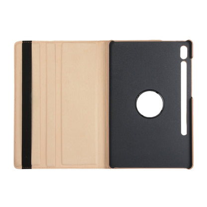 For Samsung Galaxy Tab S7 FE T730 Litchi Texture Horizontal Flip 360 Degrees Rotation Leather Case with Holder(Black) - Other Galaxy Tab PC by buy2fix | Online Shopping UK | buy2fix