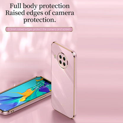 For Xiaomi Mi 10T Lite 5G XINLI Straight 6D Plating Gold Edge TPU Shockproof Case(Mint Green) - Xiaomi Cases by XINLI | Online Shopping UK | buy2fix