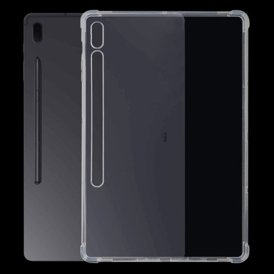 For Samsung Galaxy Tab S8 / Galaxy Tab S7 T870/T875 3mm Four-corner Shockproof Transparent TPU Case(Transparent) - Galaxy Tab S8 Cases by buy2fix | Online Shopping UK | buy2fix