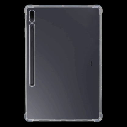 For Samsung Galaxy Tab S8 / Galaxy Tab S7 T870/T875 3mm Four-corner Shockproof Transparent TPU Case(Transparent) - Galaxy Tab S8 Cases by buy2fix | Online Shopping UK | buy2fix