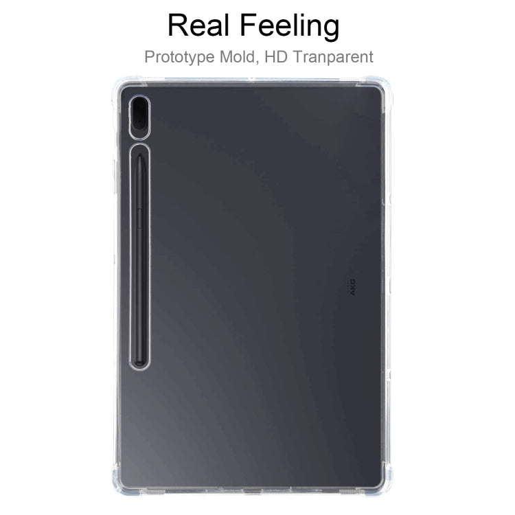 For Samsung Galaxy Tab S7 FE / S7 Lite 12.4 3mm Four-corner Shockproof Transparent TPU Case(Transparent) - Other Galaxy Tab PC by buy2fix | Online Shopping UK | buy2fix