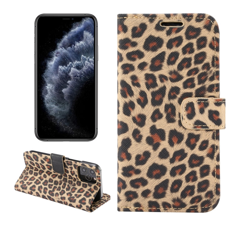 For iPhone 13 Pro Leopard Pattern Horizontal Flip PC + PU Leather Case with Holder & Card Slots & Wallet (Yellow) - iPhone 13 Pro Cases by buy2fix | Online Shopping UK | buy2fix