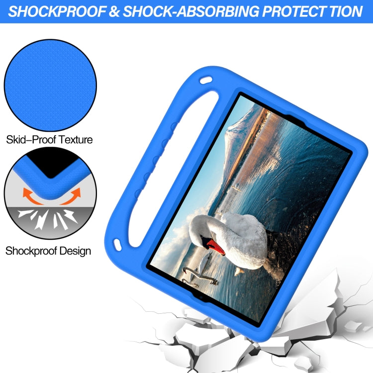 For Lenovo Tab M10 FHD Plus TB-X606F / TB-X606M Handle Portable EVA Shockproof Protective Case with Triangle Holder(Blue) - Lenovo by buy2fix | Online Shopping UK | buy2fix