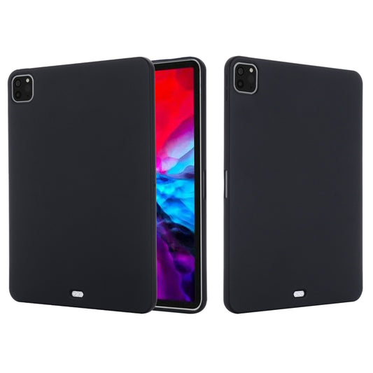 For iPad Pro 11 2022 / 2021 Pure Color Liquid Silicone Shockproof Full Coverage Tablet Case(Black) - iPad Pro 11 (2022/2021) Cases by buy2fix | Online Shopping UK | buy2fix