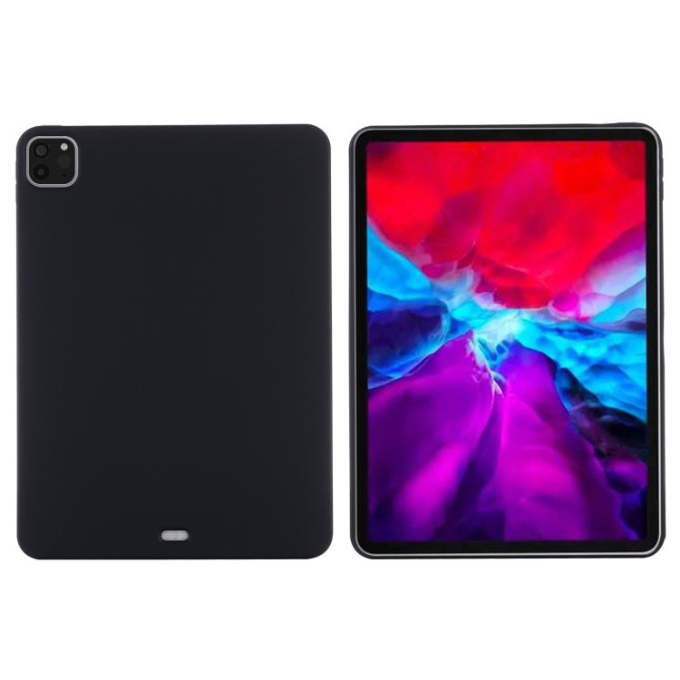 For iPad Pro 11 2022 / 2021 Pure Color Liquid Silicone Shockproof Full Coverage Tablet Case(Black) - iPad Pro 11 (2022/2021) Cases by buy2fix | Online Shopping UK | buy2fix
