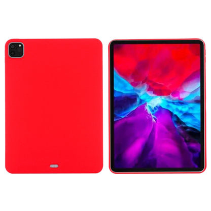 For iPad Pro 11 2022 / 2021 Pure Color Liquid Silicone Shockproof Full Coverage Tablet Case(Red) - iPad Pro 11 (2022/2021) Cases by buy2fix | Online Shopping UK | buy2fix