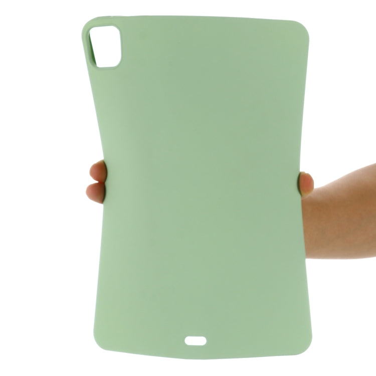 For iPad Pro 11 2022 / 2021 Pure Color Liquid Silicone Shockproof Full Coverage Tablet Case(Green) - iPad Pro 11 (2022/2021) Cases by buy2fix | Online Shopping UK | buy2fix