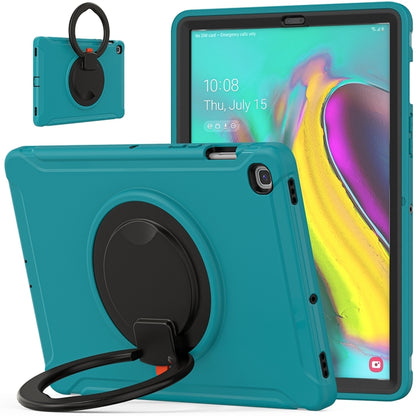 For Samsung Galaxy Tab S5e 10.5 inch T720 2019 Shockproof TPU + PC Protective Case with 360 Degree Rotation Foldable Handle Grip Holder & Pen Slot(Blue) - Tab S5E 10.5 T720 / T725 by buy2fix | Online Shopping UK | buy2fix