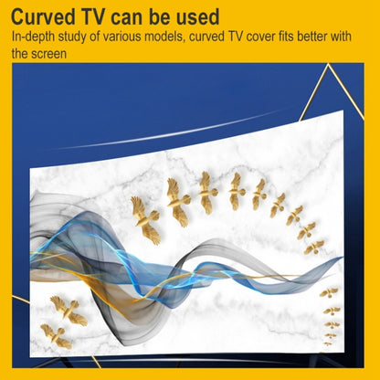 Household Cloth Dust-proof Cover for Television, Size:55 inch(Marble) - Dust Covers by buy2fix | Online Shopping UK | buy2fix