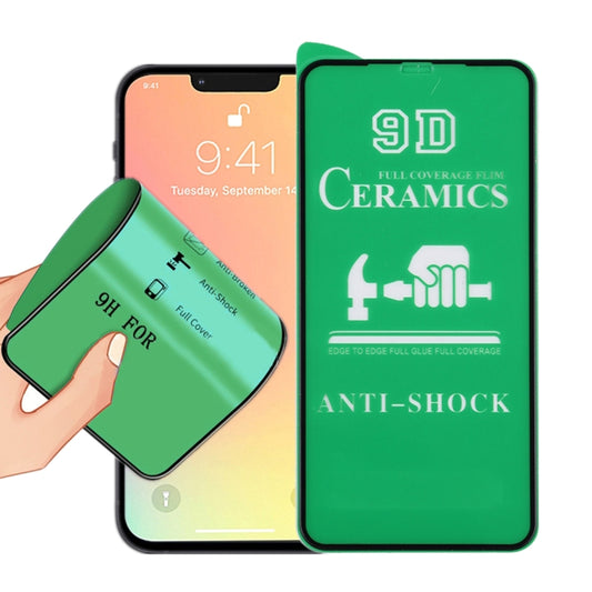 9D Full Screen Full Glue Ceramic Film For iPhone 13 mini - Front Protector by buy2fix | Online Shopping UK | buy2fix