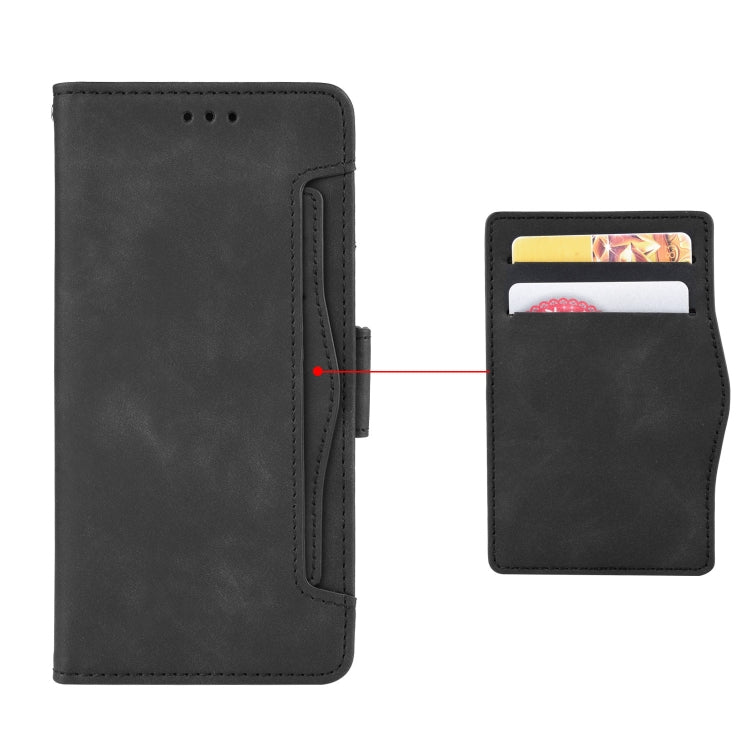 For ZTE Blade A71 Skin Feel Calf Pattern Horizontal Flip Leather Case with Holder & Card Slots & Photo Frame(Black) - ZTE Cases by buy2fix | Online Shopping UK | buy2fix