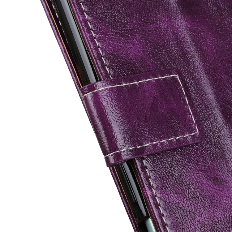 For Xiaomi Redmi 10 / Redmi Note 11 4G Retro Crazy Horse Texture Horizontal Flip Leather Case with Holder & Card Slots & Photo Frame & Wallet(Purple) - Xiaomi Cases by buy2fix | Online Shopping UK | buy2fix