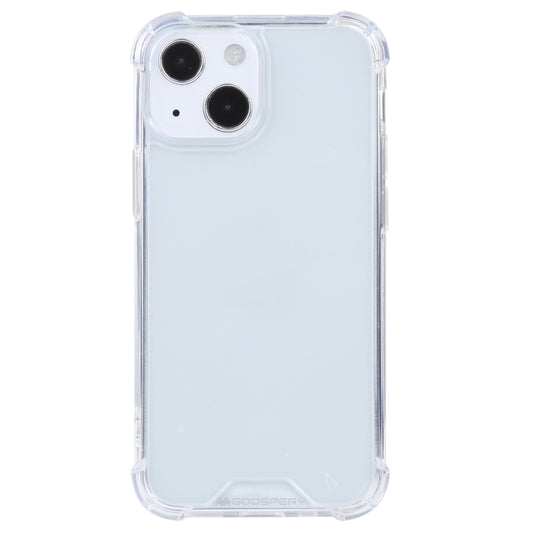 For iPhone 13 GOOSPERY SUPER Protect Four Corners Shockproof Soft TPU Case mini(Transparent) - iPhone 13 Cases by GOOSPERY | Online Shopping UK | buy2fix