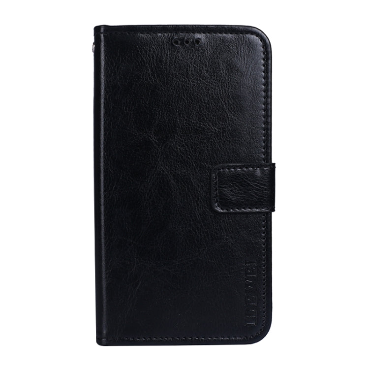 idewei Crazy Horse Texture Horizontal Flip Leather Case with Holder & Card Slots & Wallet For Tecno Camon 17(Black) - Tecno Cases by idewei | Online Shopping UK | buy2fix