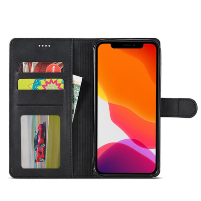 For iPhone 13 Pro Max LC.IMEEKE Calf Texture Horizontal Flip Leather Case with Holder & Card Slots & Wallet (Black) - iPhone 13 Pro Max Cases by LC.IMEEKE | Online Shopping UK | buy2fix