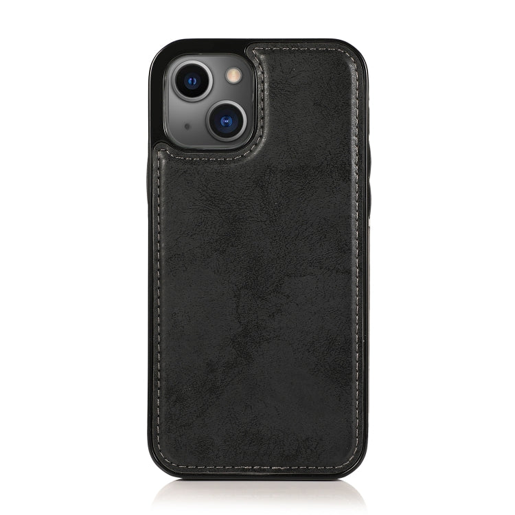 For iPhone 13 Pro Retro 2 in 1 Detachable Horizontal Flip Leather Case with Card Slots & Wallet (Black) - iPhone 13 Pro Cases by buy2fix | Online Shopping UK | buy2fix