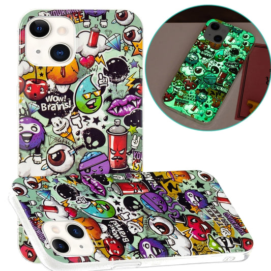 For iPhone 13 Luminous TPU Soft Protective Case(Rubbish) - iPhone 13 Cases by buy2fix | Online Shopping UK | buy2fix