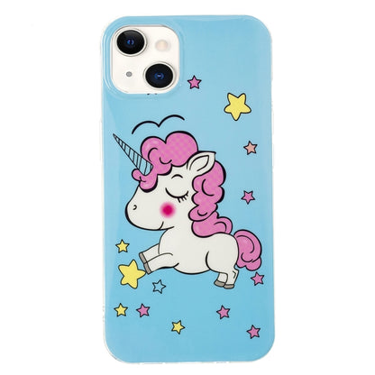 For iPhone 13 Luminous TPU Soft Protective Case(Star Unicorn) - iPhone 13 Cases by buy2fix | Online Shopping UK | buy2fix