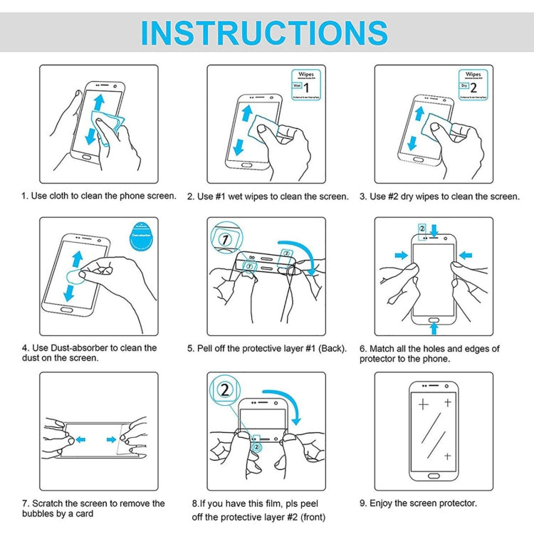 For Ulefone Note 7P 10 PCS 0.26mm 9H 2.5D Tempered Glass Film - Ulefone Tempered Glass by buy2fix | Online Shopping UK | buy2fix