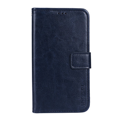 idewei Crazy Horse Texture Horizontal Flip Leather Case with Holder & Card Slots & Wallet For Tecno Spark 7P(Blue) - Tecno Cases by idewei | Online Shopping UK | buy2fix