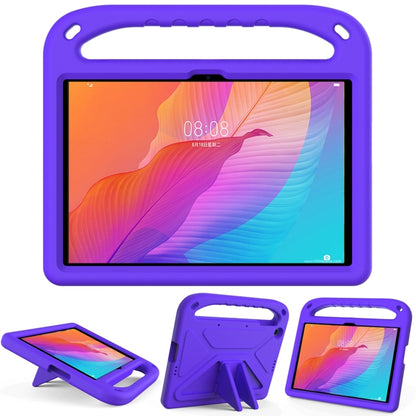 For Huawei Enjoy Tablet 2 / MatePad T10 / T10s Portable Handle EVA Shockproof Anti Falling Protective Case with Triangle Holder(Purple) - Huawei by buy2fix | Online Shopping UK | buy2fix