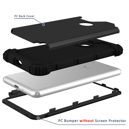 For Google Pixel 3 3 in 1 Shockproof PC + Silicone Protective Case(Black) - Google Cases by buy2fix | Online Shopping UK | buy2fix