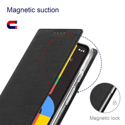 For Google Pixel 6 ViLi DMX Series Shockproof TPU + PU Leather Magnetic Attraction Horizontal Flip Case with Card Slot & Holder(Black) - Google Cases by ViLi | Online Shopping UK | buy2fix