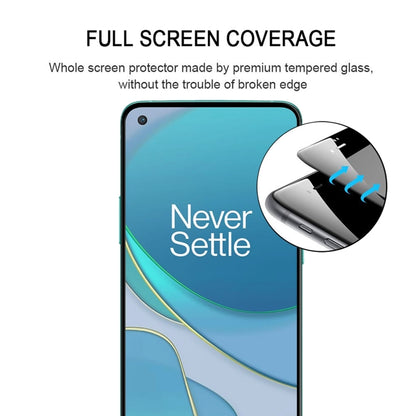 For OnePlus 8T / 8T+ 5G Full Glue Full Cover Screen Protector Tempered Glass Film - Motorola Tempered Glass by buy2fix | Online Shopping UK | buy2fix