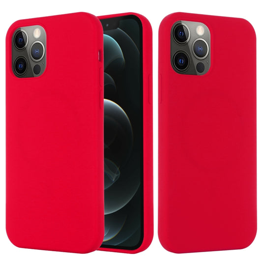 For iPhone 13 Pro Max Shockproof Silicone Magnetic Magsafe Case (Red) - iPhone 13 Pro Max Cases by buy2fix | Online Shopping UK | buy2fix