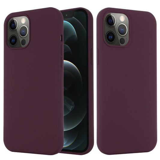 For iPhone 13 Pro Max Shockproof Silicone Magnetic Magsafe Case (Plum Color) - iPhone 13 Pro Max Cases by buy2fix | Online Shopping UK | buy2fix