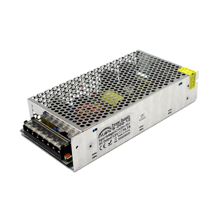 S-200-12 DC12V 16.7A 200W LED Regulated Switching Power Supply, Size: 199 x 98 x 42mm - Power Supplies by buy2fix | Online Shopping UK | buy2fix