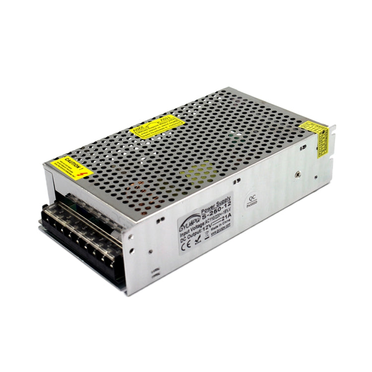 S-250-12 DC12V 21A 250W LED Regulated Switching Power Supply, Size: 200 x 110 x 49mm - Power Supplies by buy2fix | Online Shopping UK | buy2fix