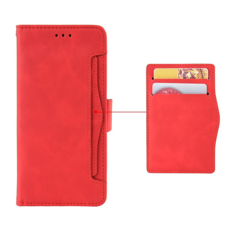 For Doogee S86 / S86 Pro Skin Feel Calf Pattern Horizontal Flip Leather Case with Holder & Card Slots & Photo Frame(Red) - More Brand by buy2fix | Online Shopping UK | buy2fix