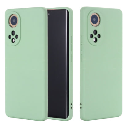 For Honor 50 Solid Color Liquid Silicone Dropproof Full Coverage Protective Case(Green) - Honor Cases by buy2fix | Online Shopping UK | buy2fix